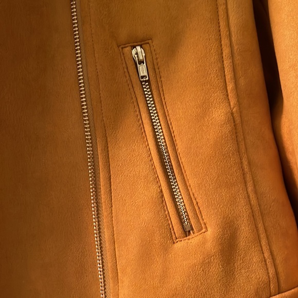 NWOT Faux Suede Jacket - Picture 5 of 7